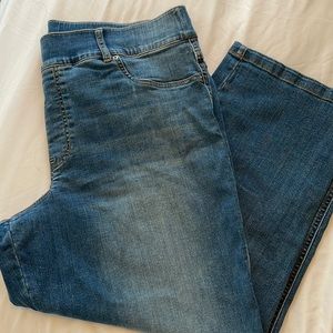 Spanx ankle straight leg jeans